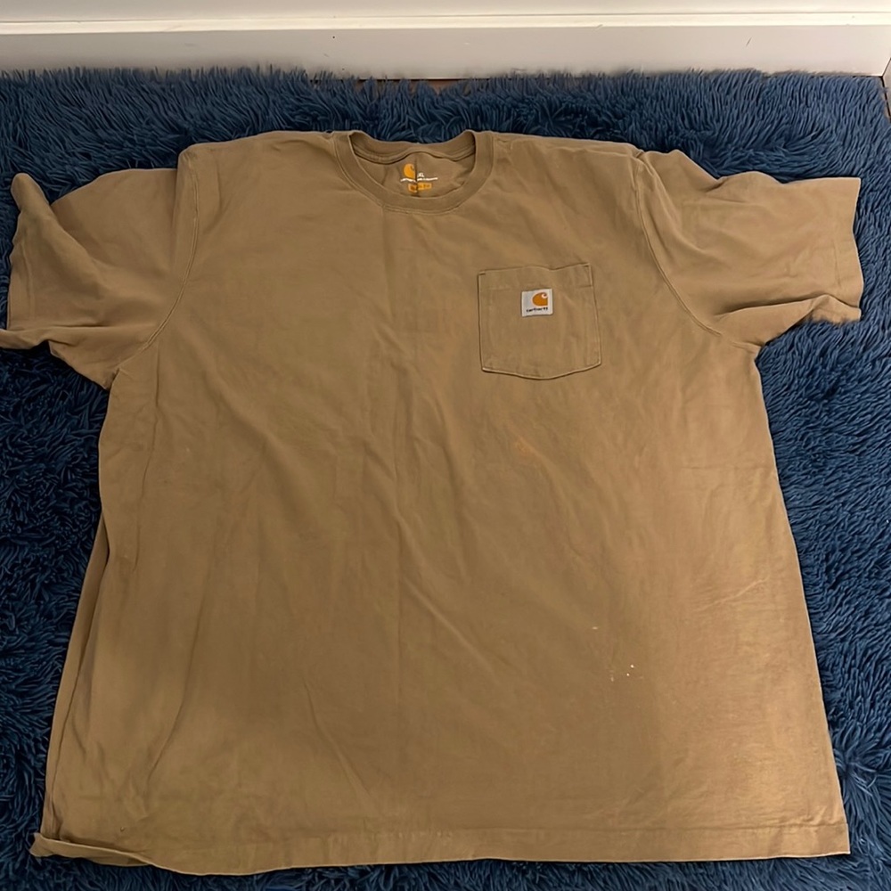 Carhartt original fit men’s two 2XL T-shirt brown